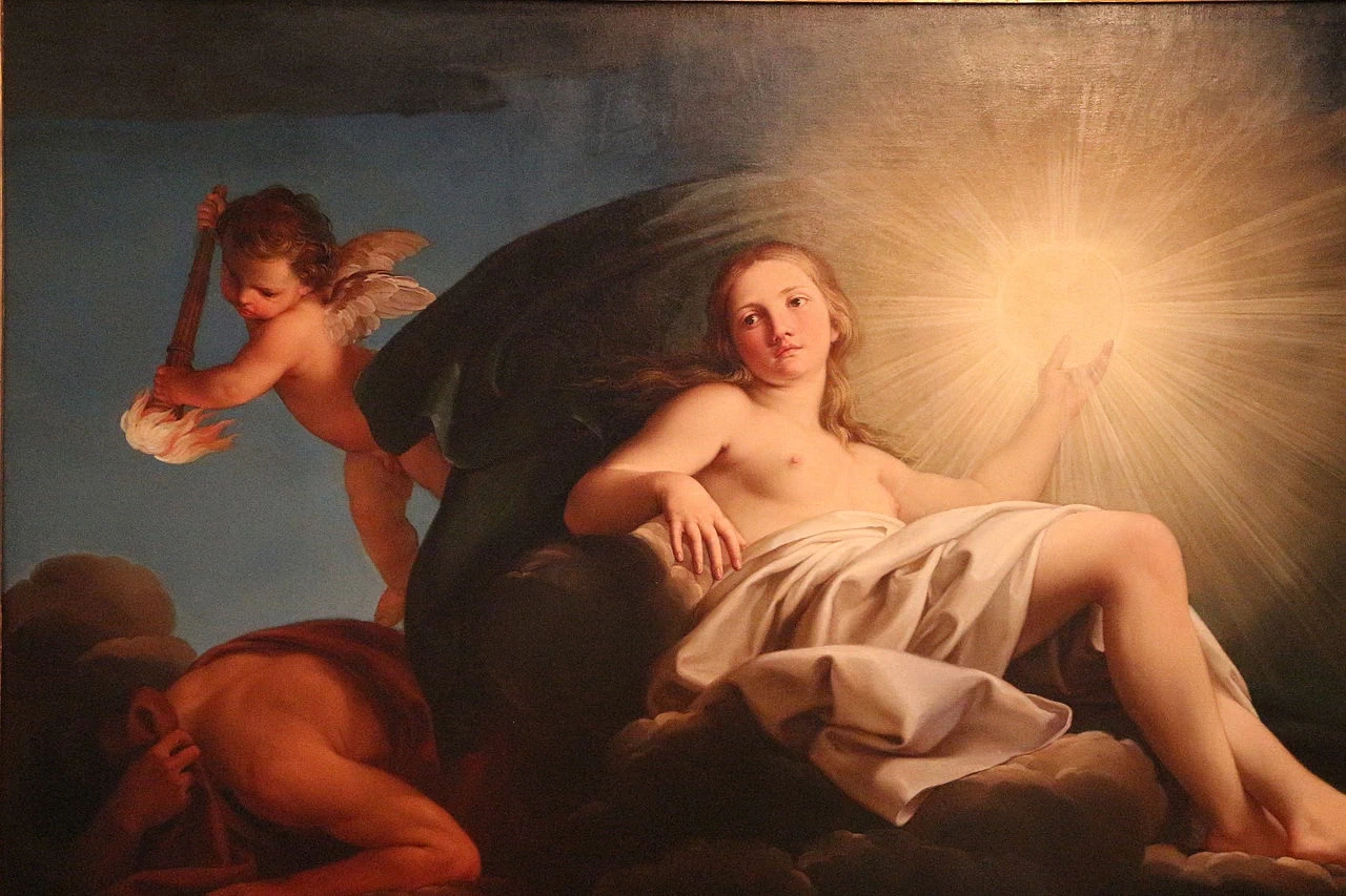 Il tempo scopre la verità - dettaglio, Batoni Pompeo